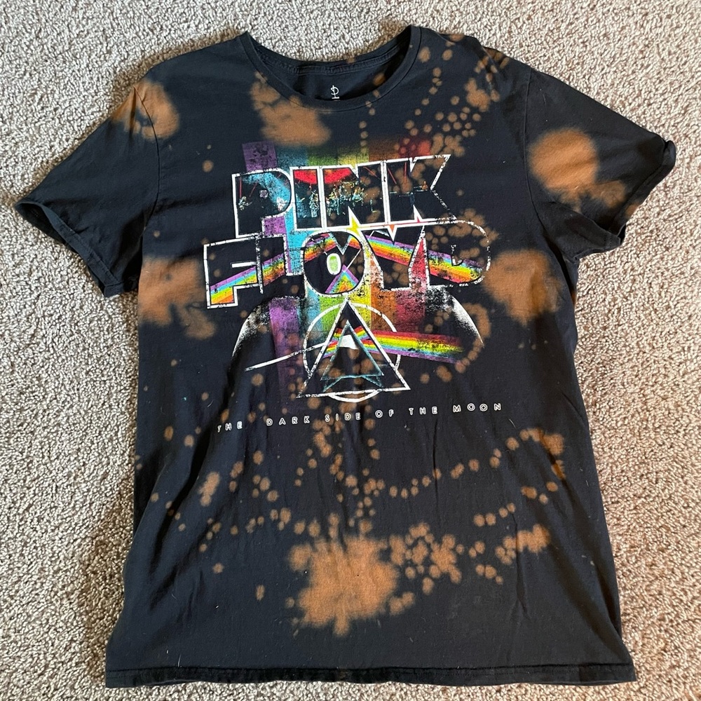 Tie Dye Pink Floyd Dark Side of the Moon Shirt